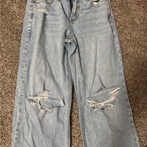American Eagle Outfitters Light Blue Boyfriend Jeans